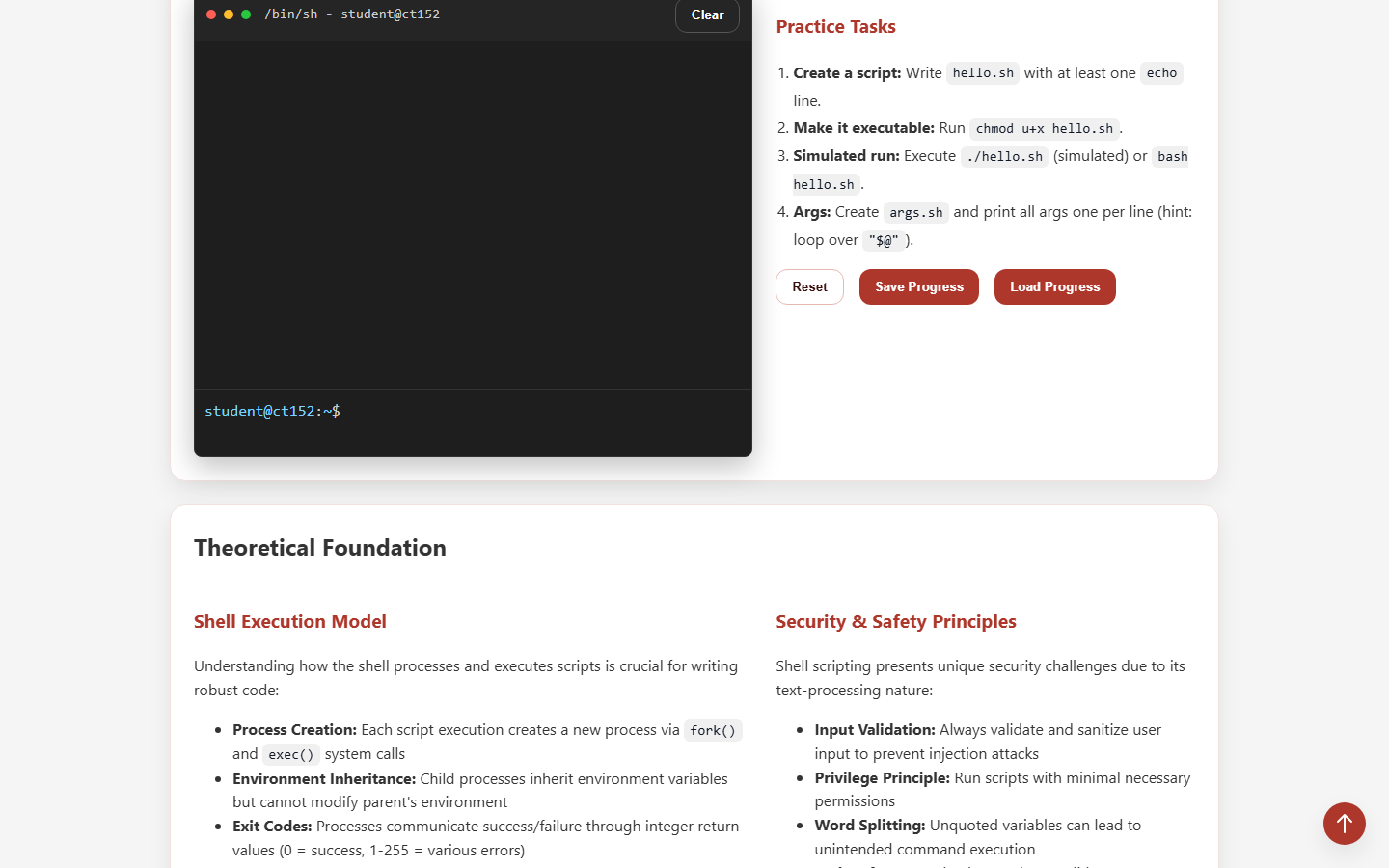 UNIX and Shell Scripting Learning Modules