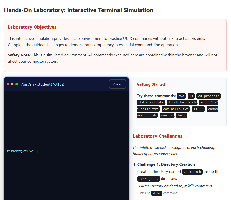 UNIX File System Fundamentals module